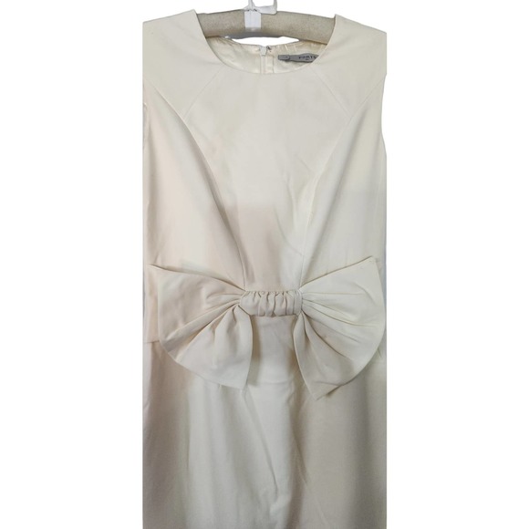 Ports 1961 Beige Wool Dress 2 - Picture 2 of 4